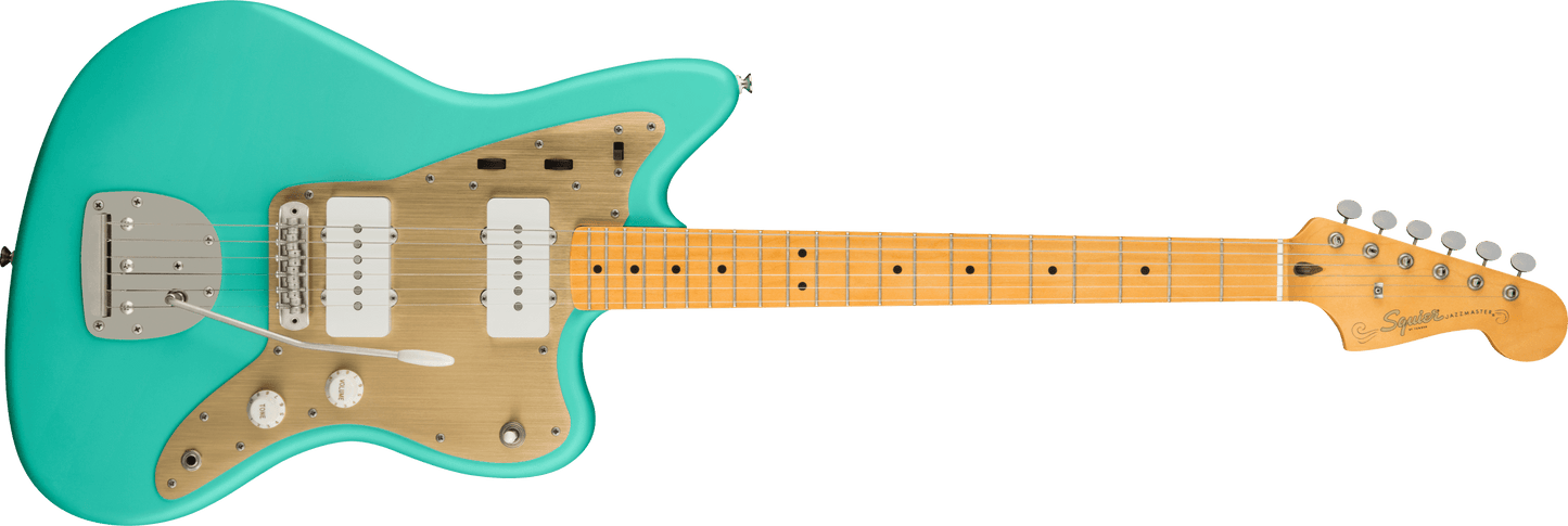 Fender Squier 40th Anniversary Jazzmaster Vintage Edition - Satin Seafoam Green