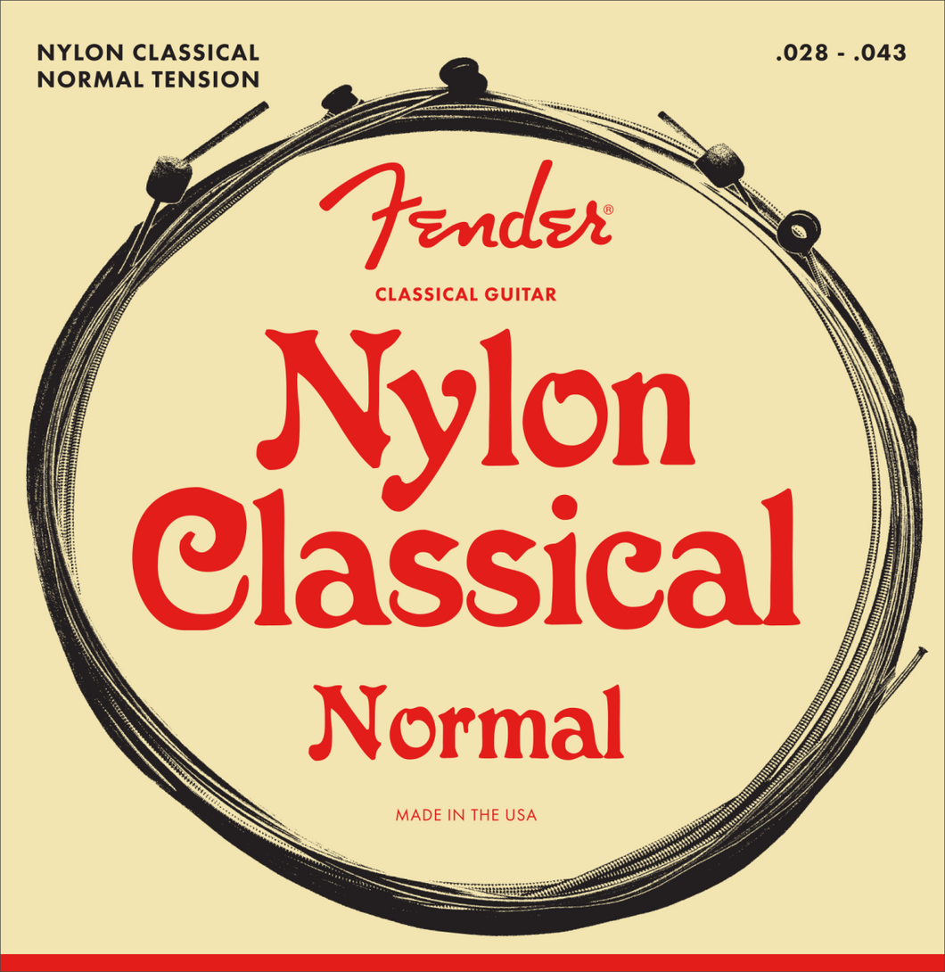 Fender 130 Ball End Classical/Nylon Guitar Strings - 28-43