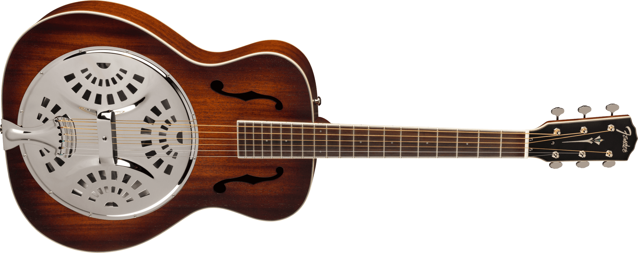 Fender PR 180E Resonator Guitar Aged Cognac Burst Found Sound