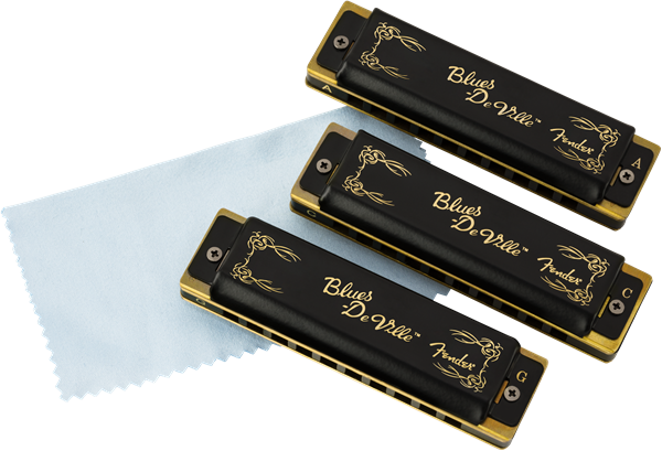 Fender Blues Deville Harmonica (Set of 3)