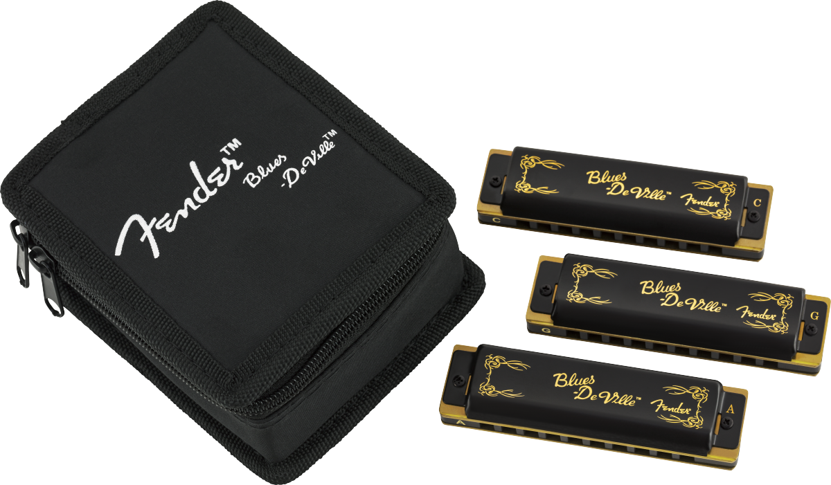 Fender Blues Deville Harmonica (Set of 3)