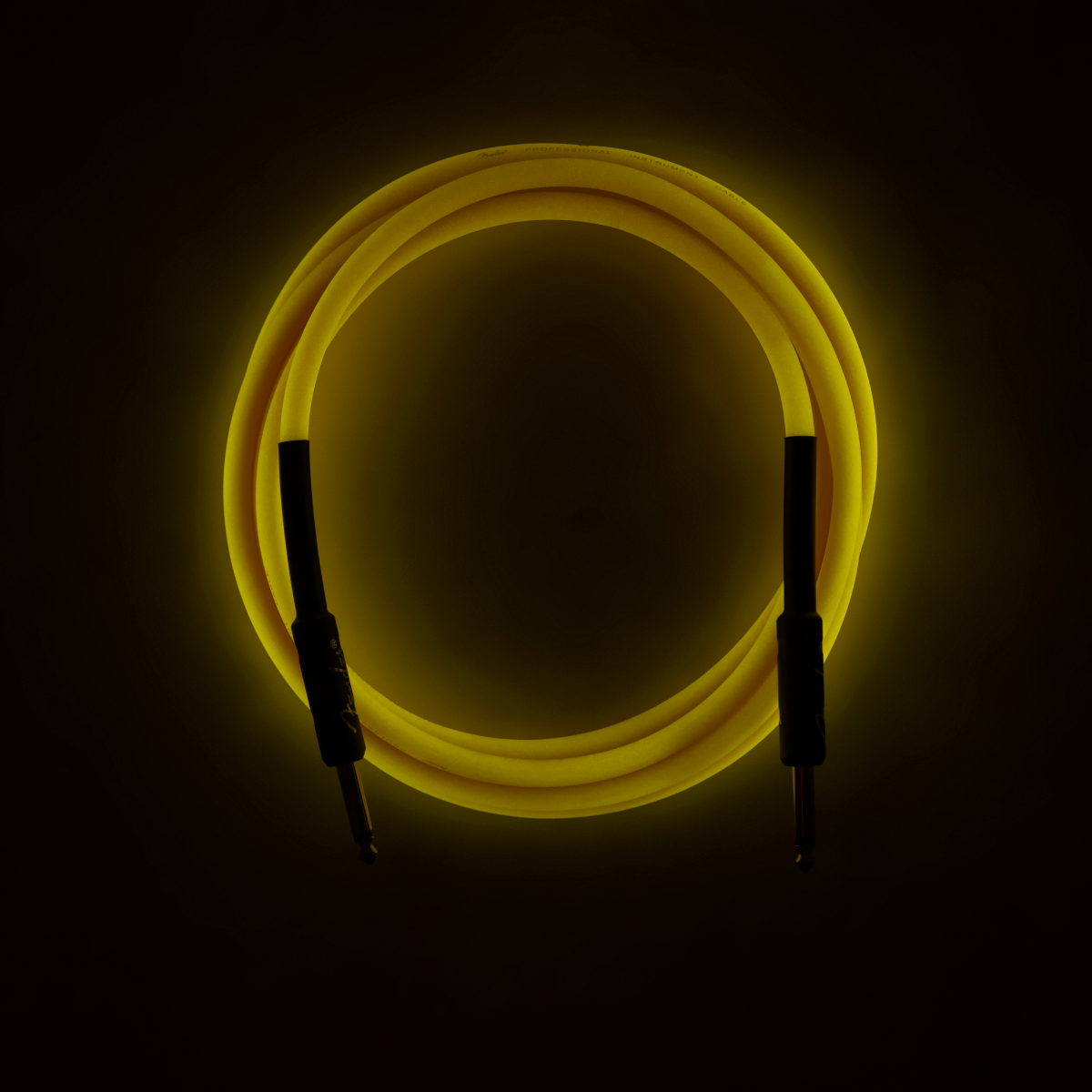 Fender Professional 10' Glow in the Dark Cable - Orange