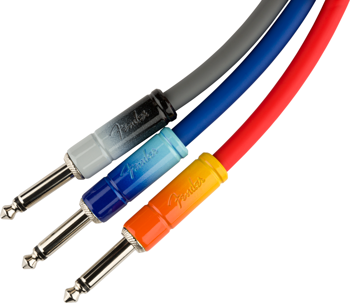 Fender 10' Ombré Instrument Cable - Tequila Sunrise