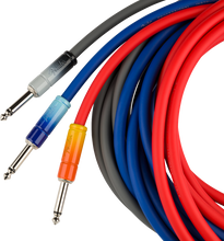 Load image into Gallery viewer, Fender 10&#39; Ombré Instrument Cable - Tequila Sunrise
