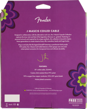 Load image into Gallery viewer, Fender J Mascis Coiled Cable - Purple
