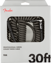 Load image into Gallery viewer, Fender Professional Coil Cable 30' - Grey Tweed

