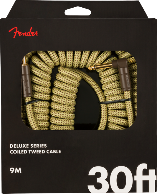 Fender Deluxe Coil Cable 30' - Tweed
