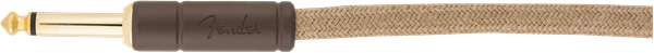 Fender 18.6' Angled Festival Instrument Cable Pure Hemp Natural