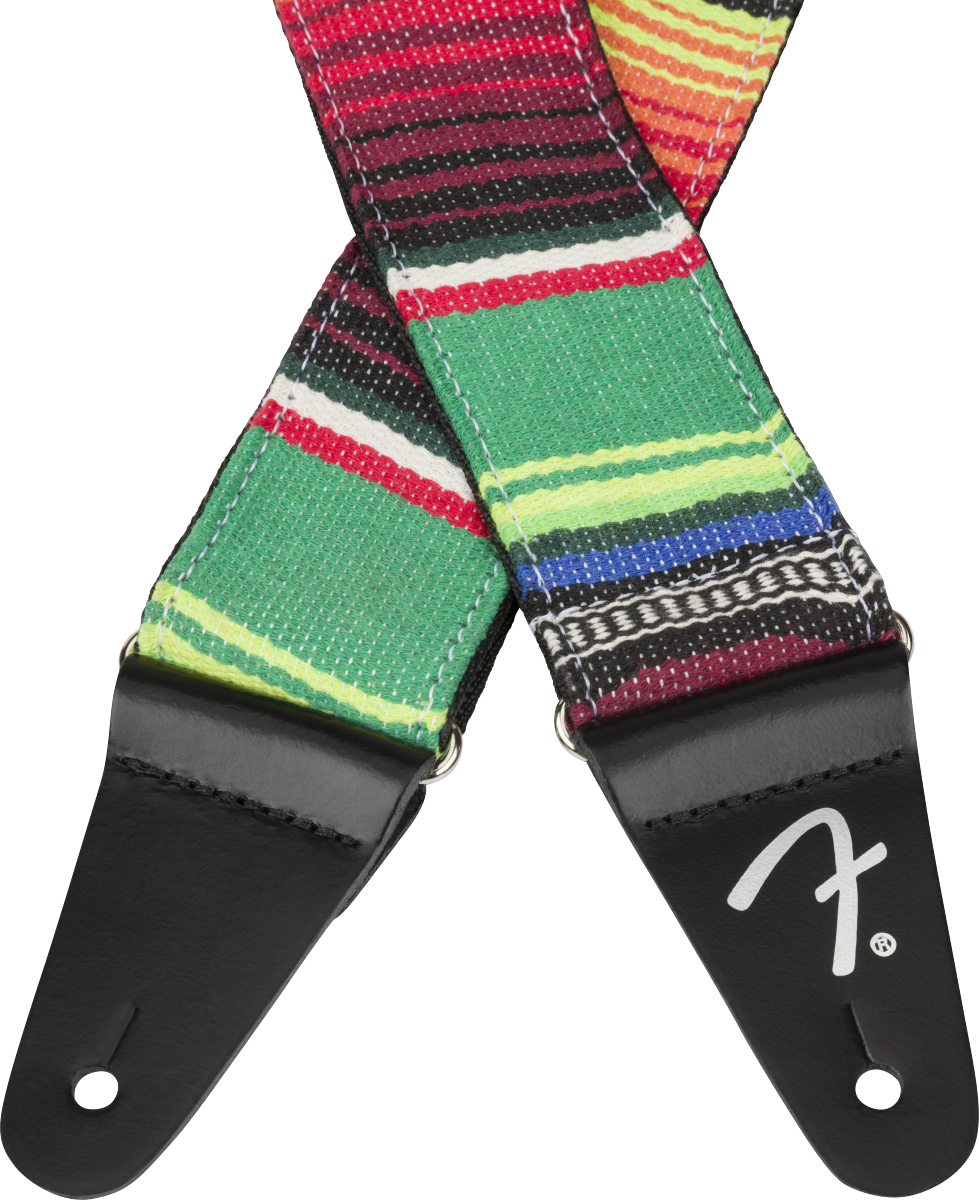 Fender 2" Serape Woven Strap - Green