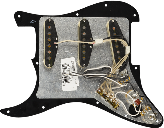 Fender Original '57/'62 SSS Black 11 Hole Pre-Wired Strat Pickguard