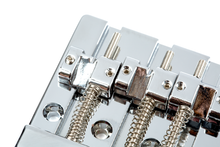 Load image into Gallery viewer, Fender HiMass 4-String Bass Bridge Assembly With Brass Saddles - Chrome
