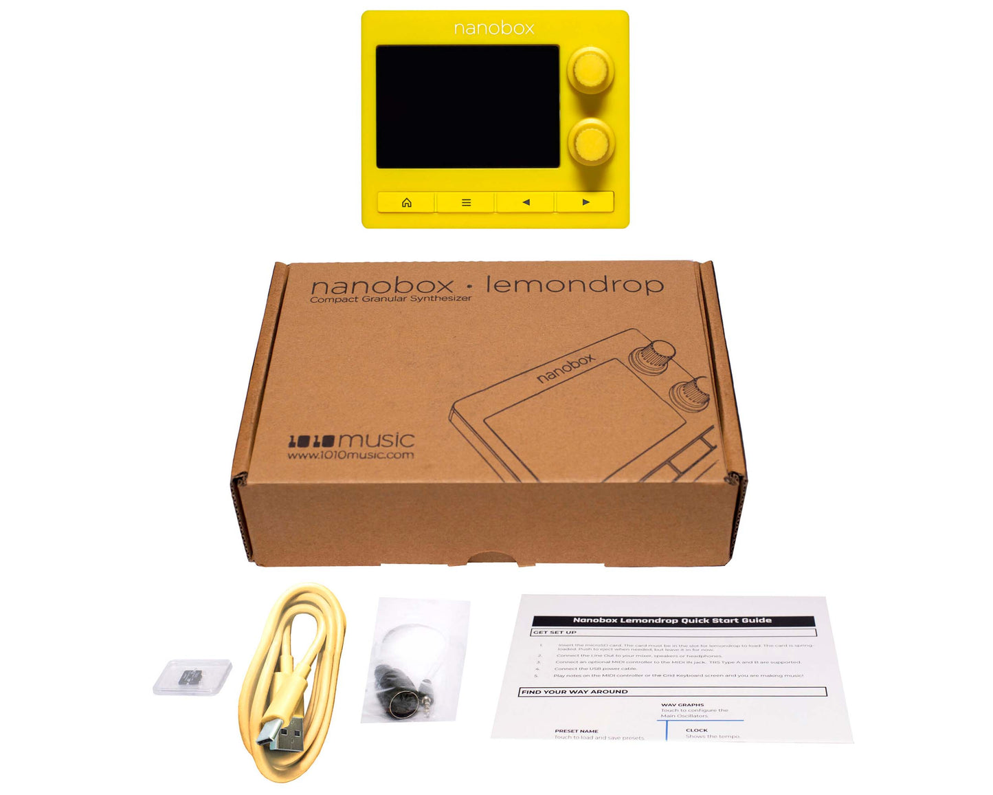1010 Music Nanobox Lemondrop Polyphonic Granular Mini Synth