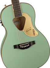 Load image into Gallery viewer, Gretsch G5021E Rancher Penguin Parlour Acoustic/Electric Guitar - Mint Metallic
