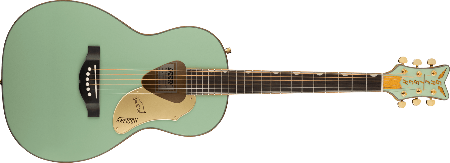 Gretsch G5021E Rancher Penguin Parlour Acoustic/Electric Guitar - Mint Metallic