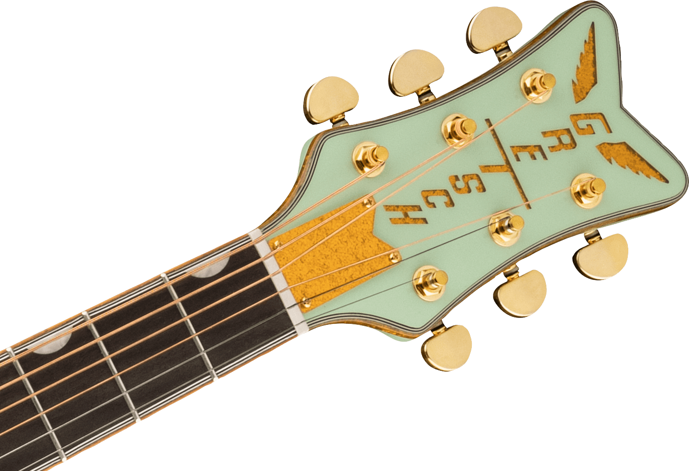 Gretsch G5021E Rancher Penguin Parlour Acoustic/Electric Guitar - Mint Metallic