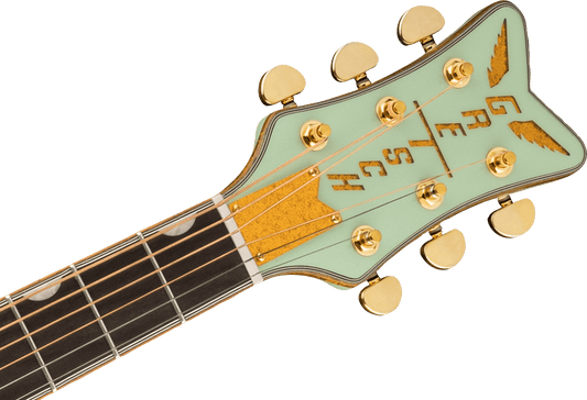 Gretsch G5021E Rancher Penguin Parlour Acoustic/Electric Guitar - Mint Metallic