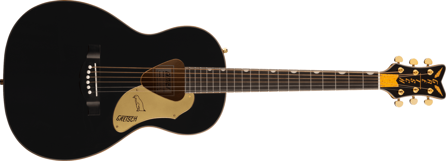 Gretsch G5021E Rancher Penguin Parlour Acoustic/ Electric Guitar - Black
