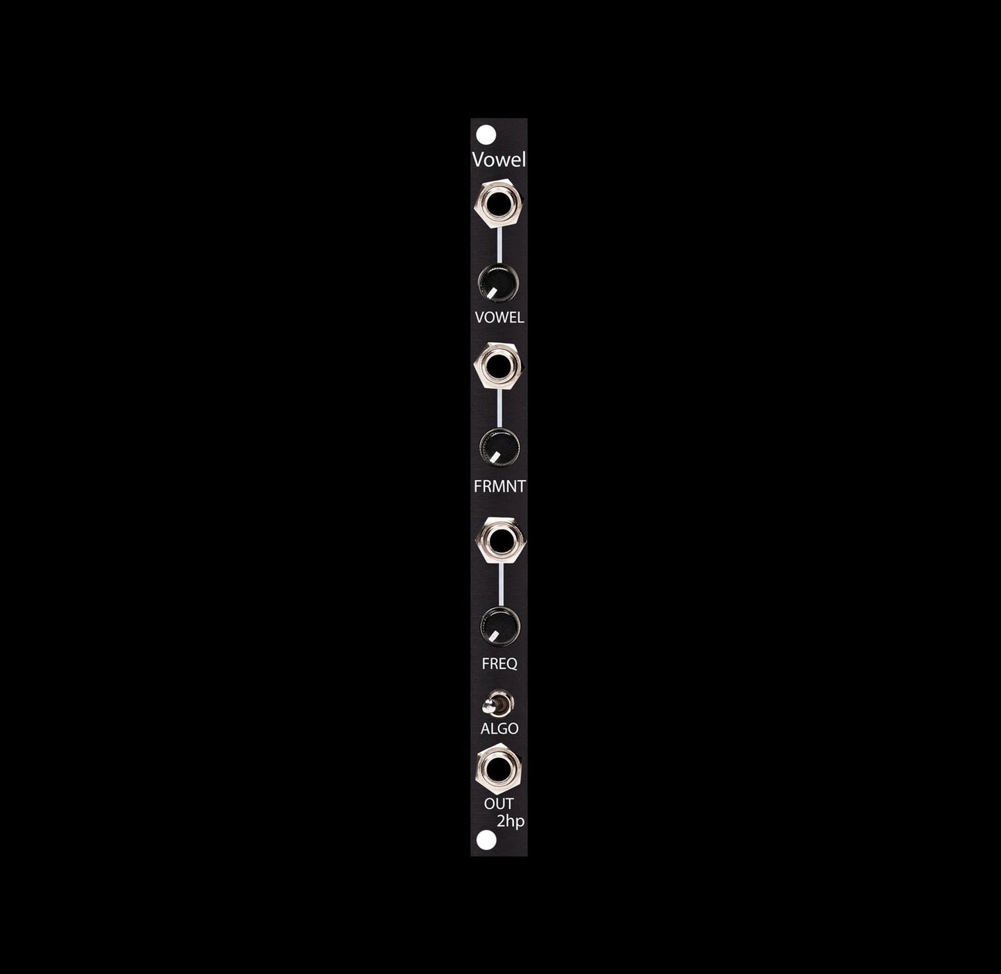 2hp Vowel - Black
