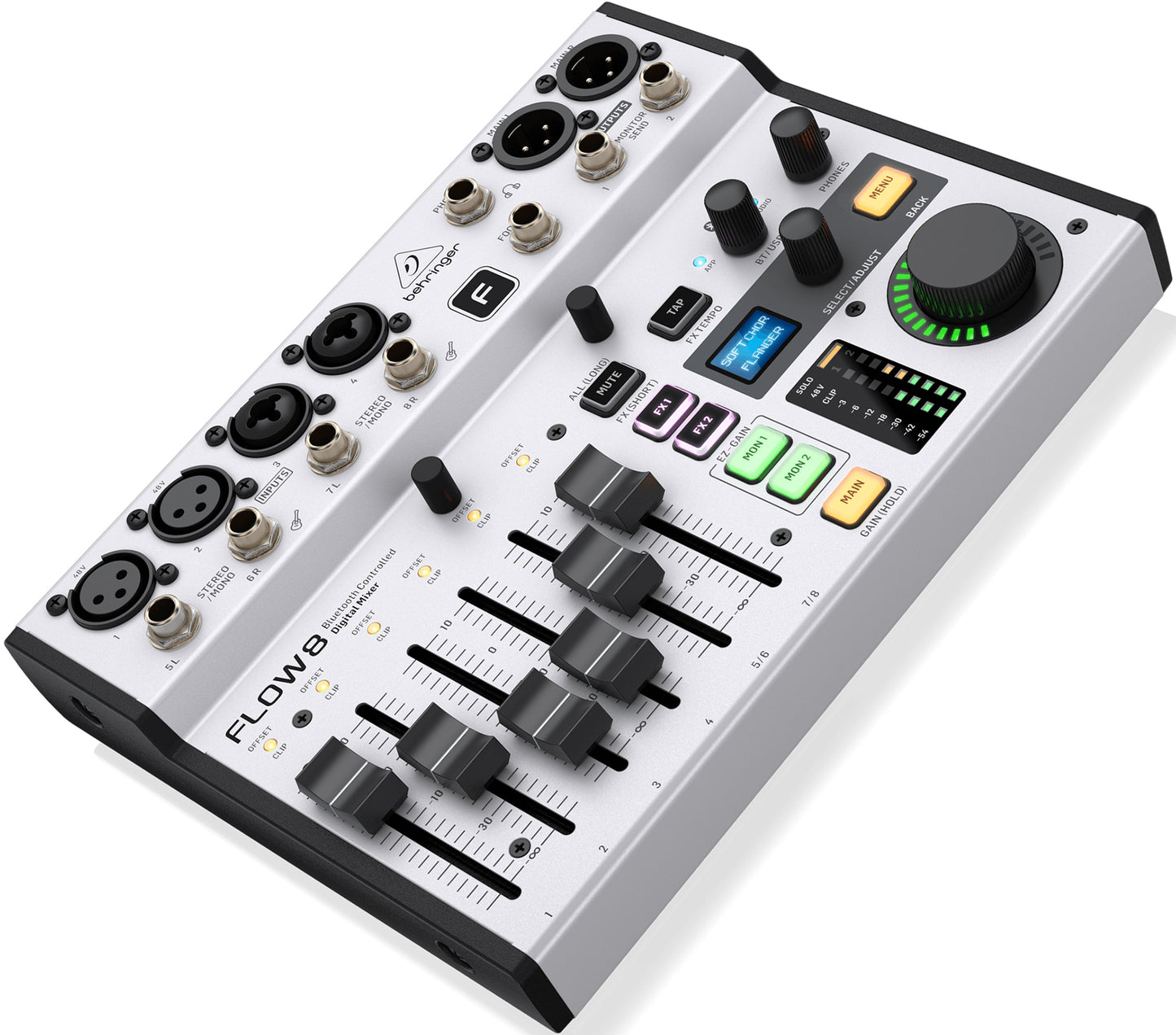 Behringer FLOW-8 Eight Channel USB Mixer w/Bluetooth