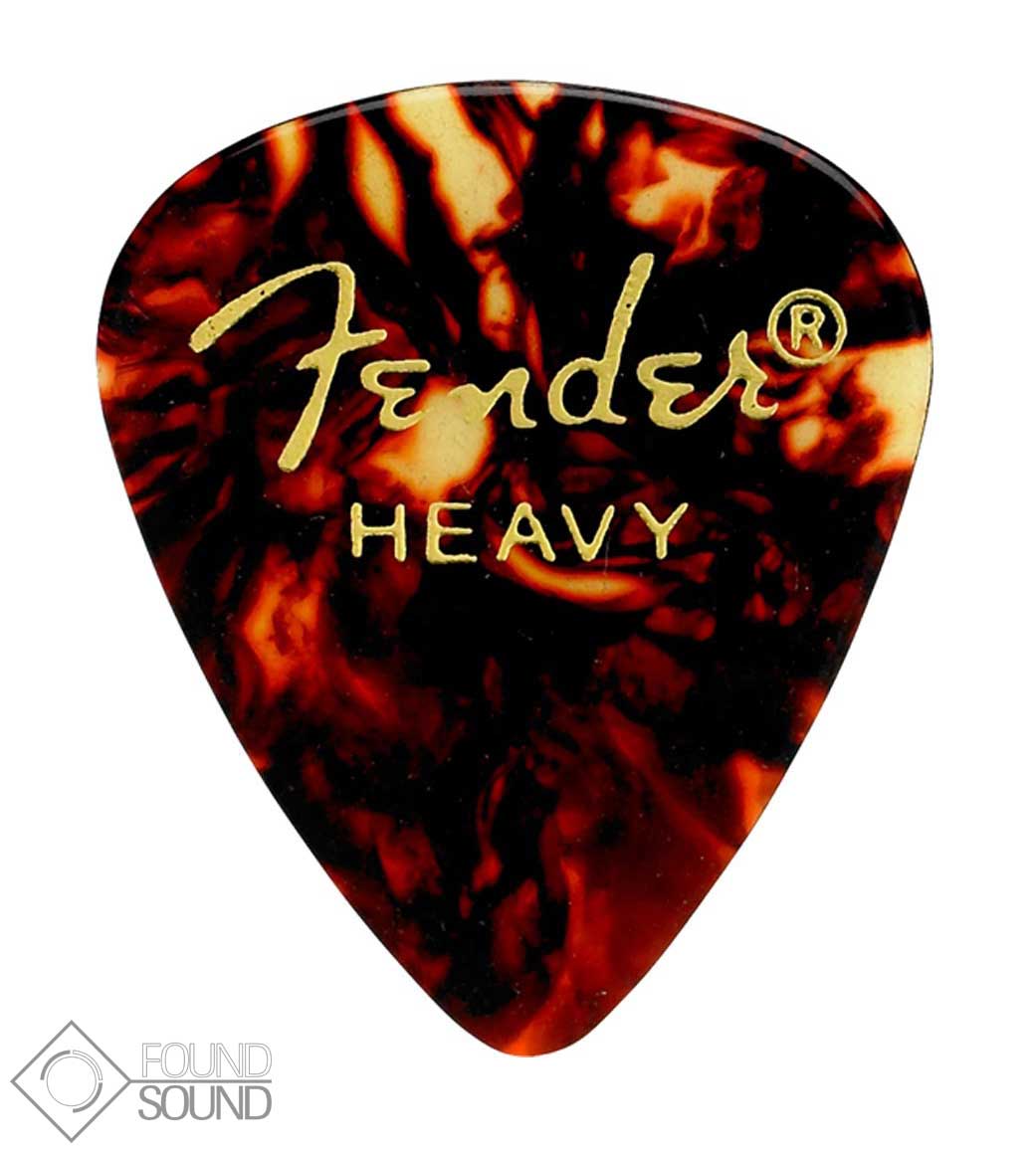 Fender 351 Shape Heavy Classic Celluloid Picks - Shell (Pack of 12)