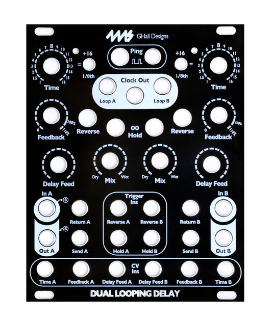 4ms Dual Looping Delay Black Faceplate