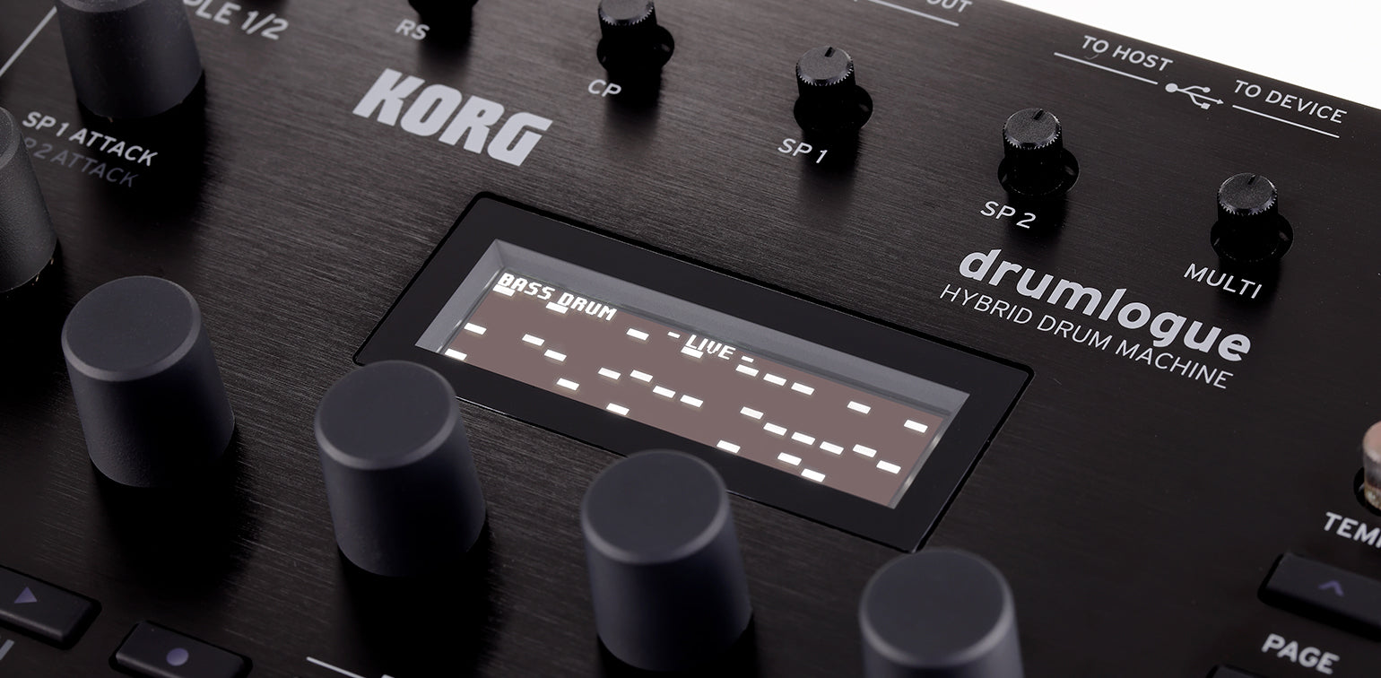 KORG Drumlogue Hybrid Drum Machine – Found Sound