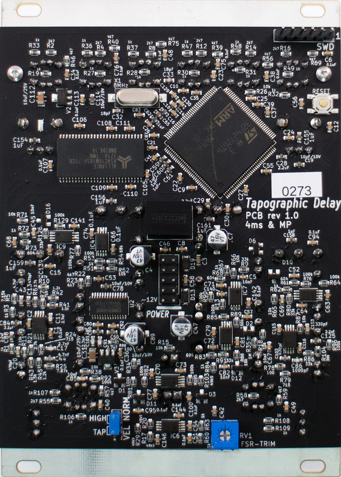 4ms TAPOGRAPHIC DELAY