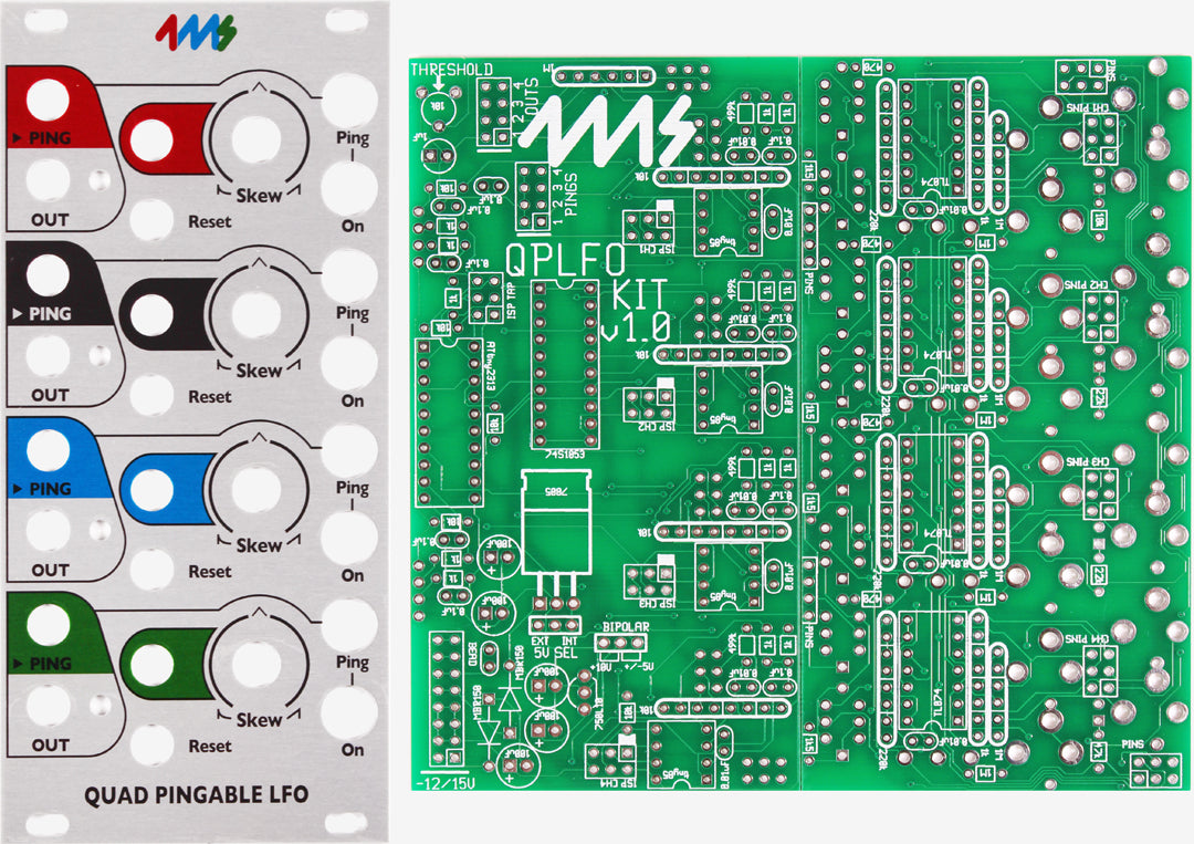 鍵盤楽器 4ms Quad Pingable LFO [QPLFO] Building the 4MS Quad Pingable LFO! - YouTube