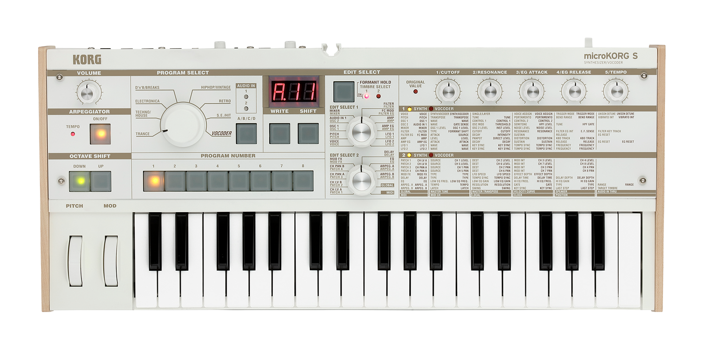 KORG microKORG S Analogue Modelling Synthesizer Vocoder