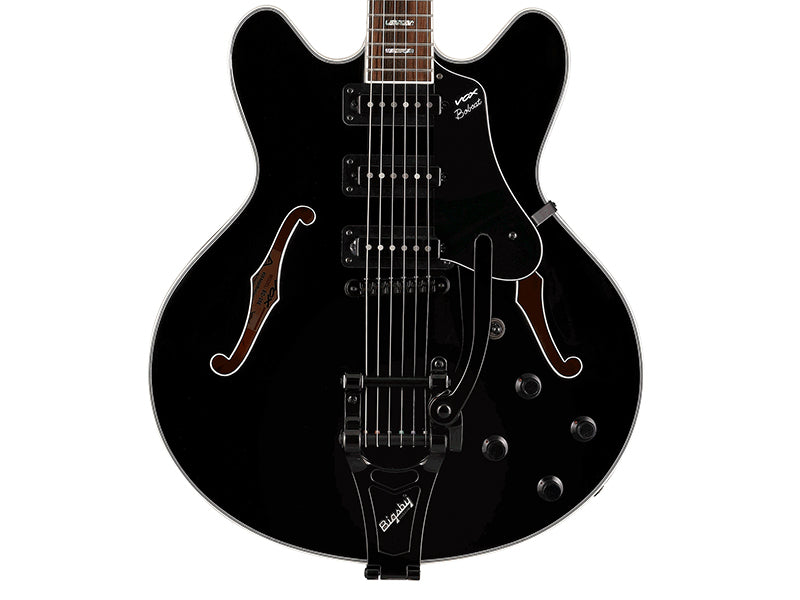 VOX Bobcat S66 with Bigsby Tremolo - Jet Black