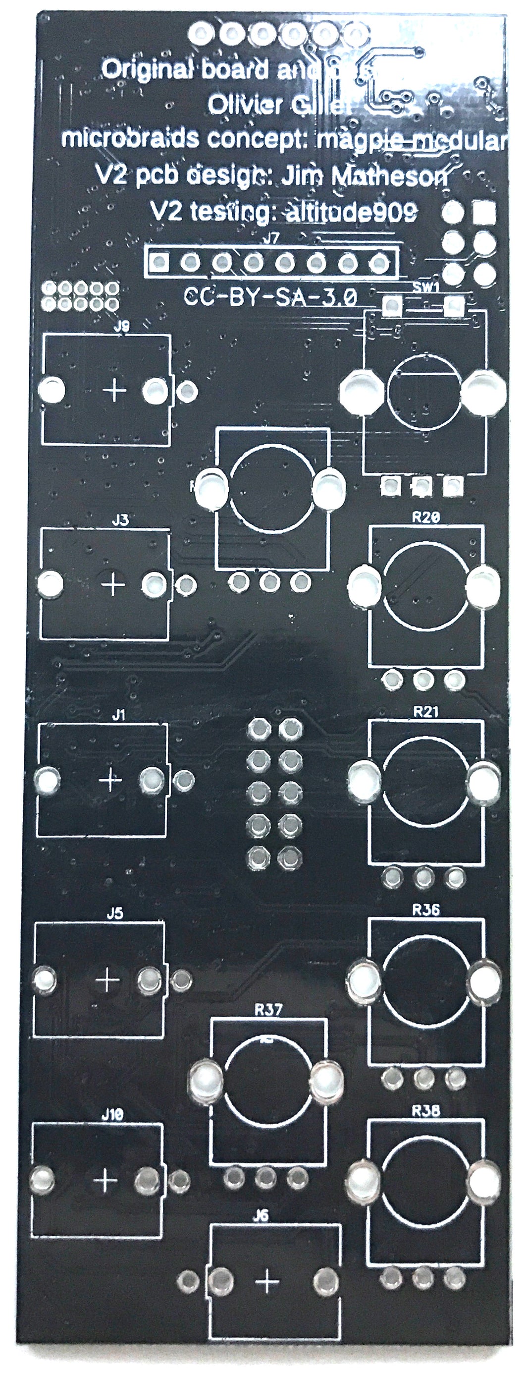 Magpie Modular MicroBraids PCB