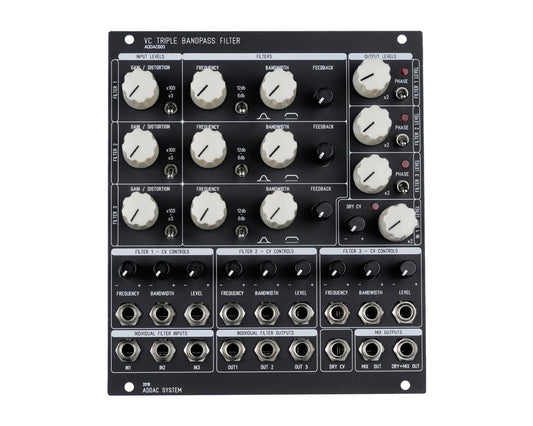 ADDAC Systems ADDAC603 VC Triple Bandpass Filter
