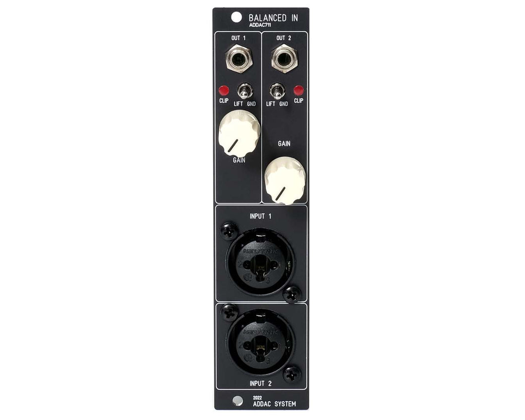 ADDAC System ADDAC711 Balanced Inputs