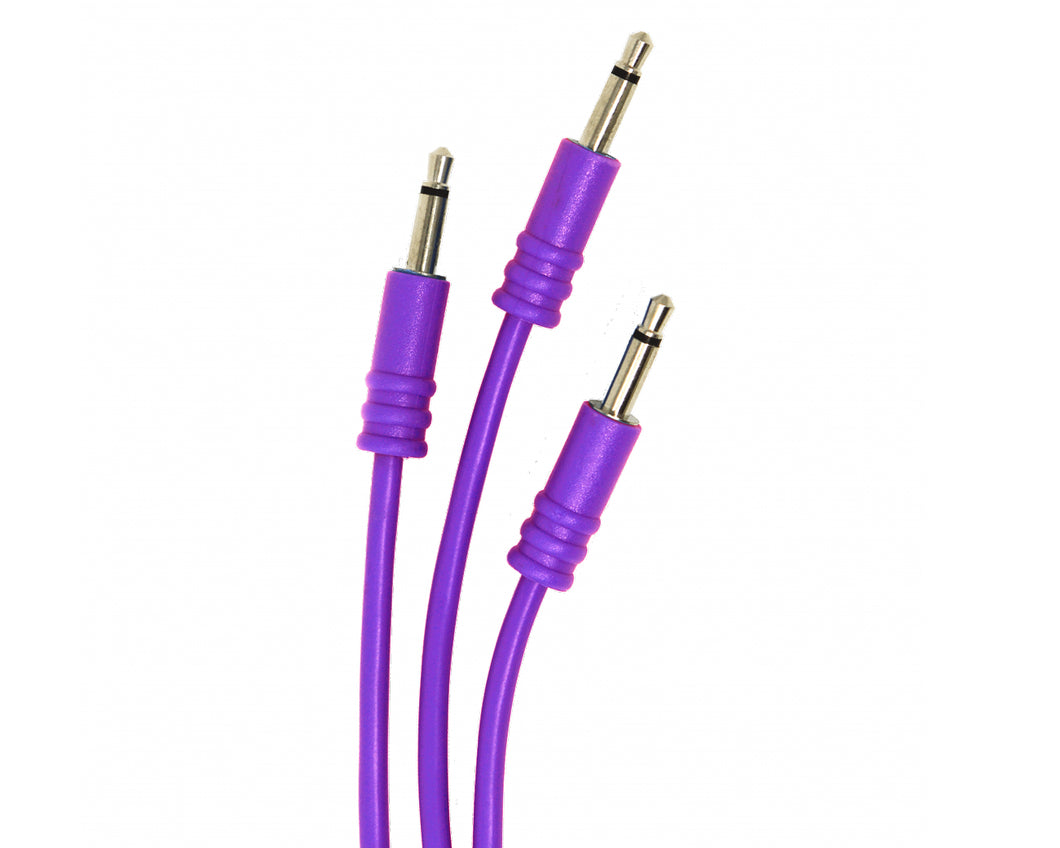 ALM Busy Circuits 30cm Purple Patch Cable - Pack of 5