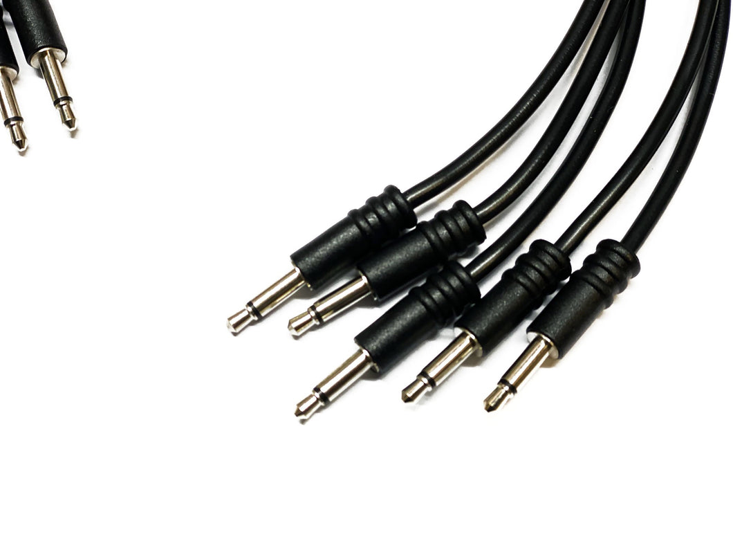 ALM Busy Circuits 60cm Black Patch Cables - Pack of 5