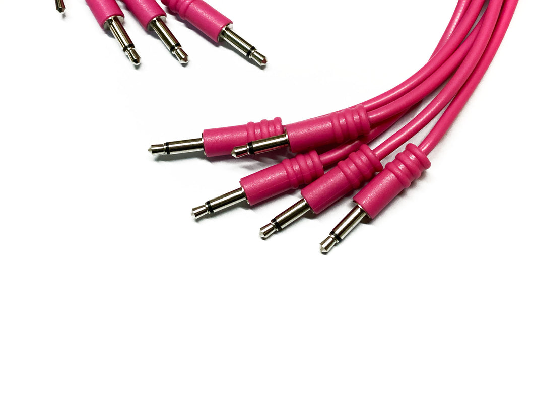 ALM Busy Circuits 30cm Pink Patch Cables - Pack of 5