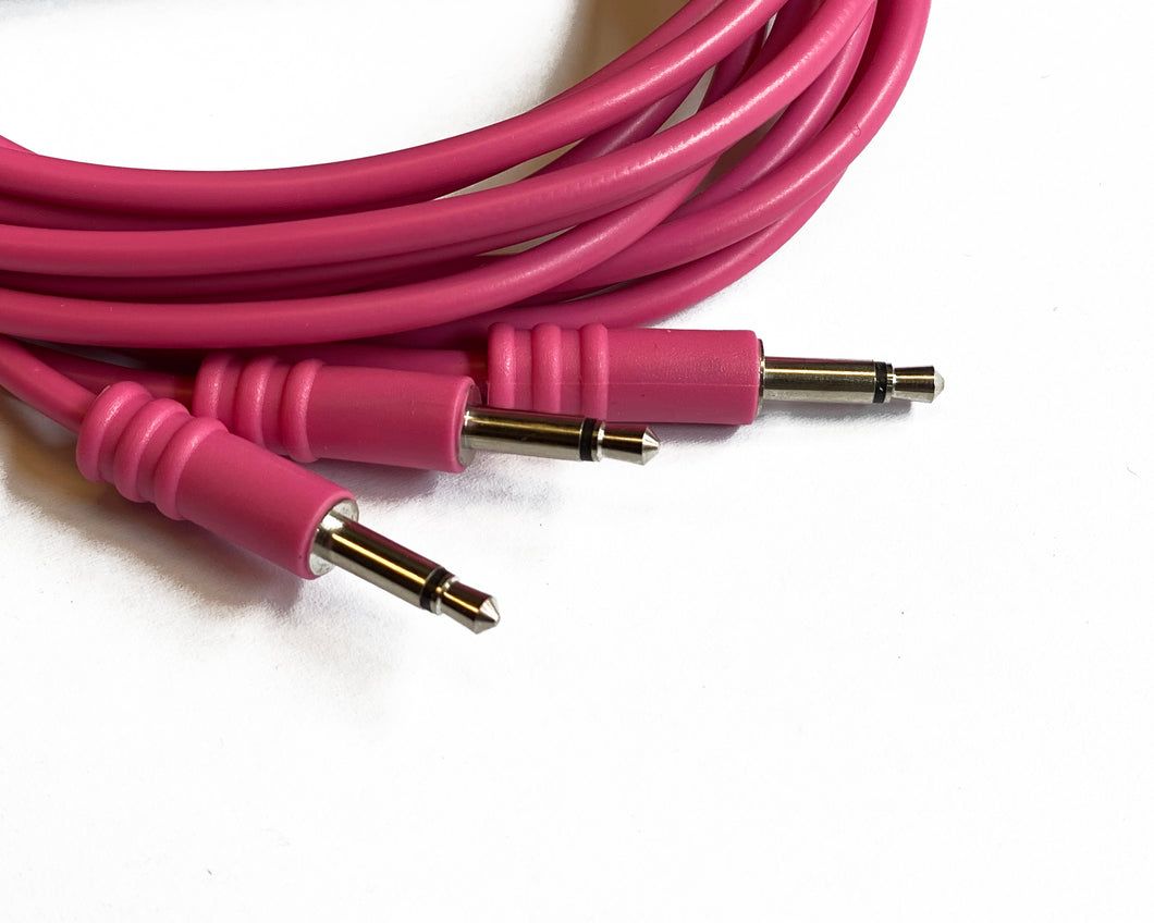 ALM Busy Circuits 90cm Pink Patch Cables - Pack of 3