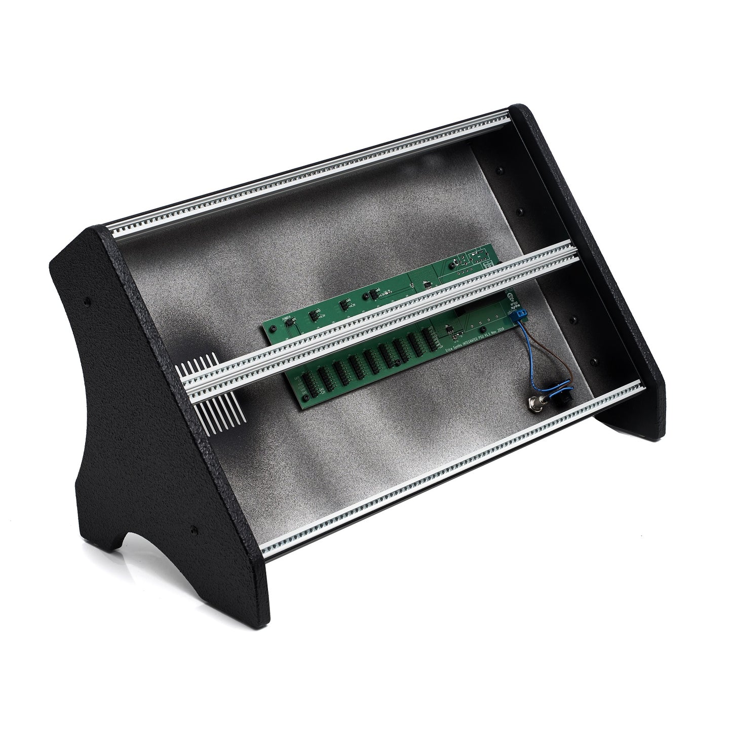 Erica Synths 2 x 84HP Skiff Case with Integrated PSU Vertical Side Panels