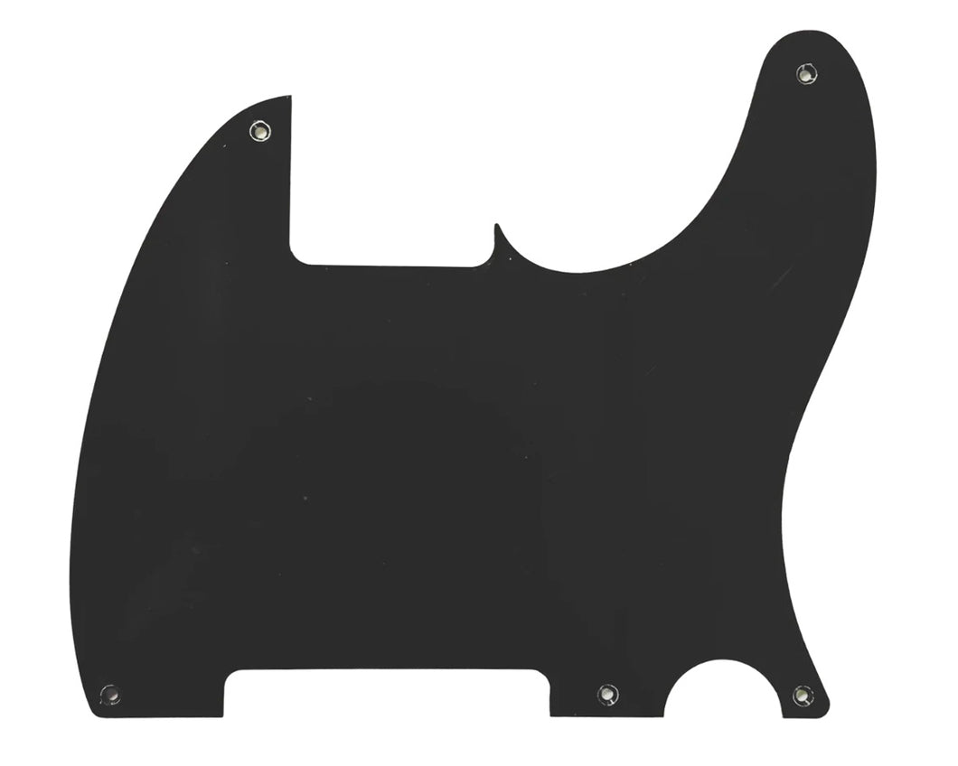 Allparts 5 Hole Pickguard - Black 1 Ply