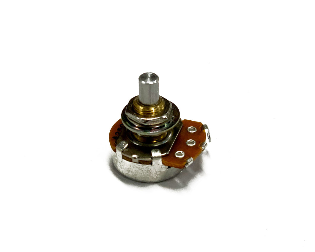 Alpha 250K Audio Taper - Solid Shaft Standard Bushing Potentiometer