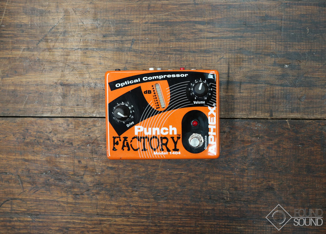 Aphex Punch Factory Model 1404 Optical Compressor Pedal