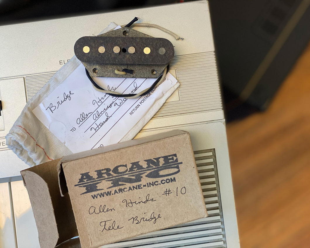 Arcane 'Allen Hinds' '67 Telecaster Bridge Pickup #10 - Handwound in USA