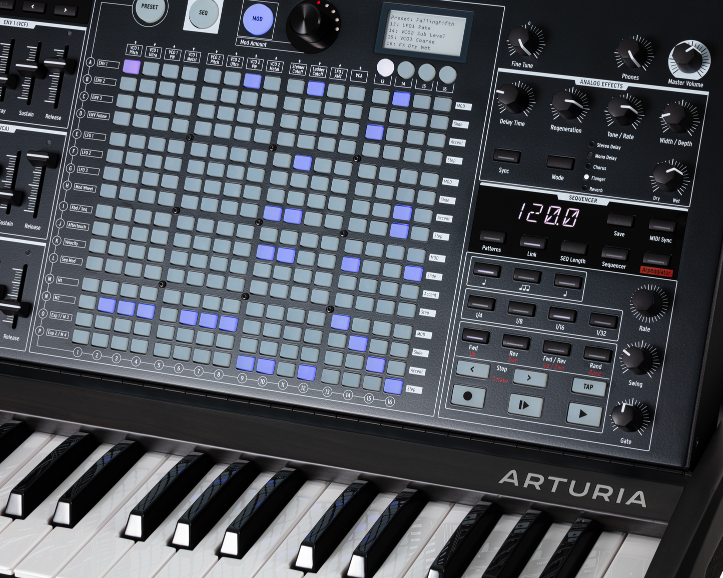 Arturia MatrixBrute Noir Limited Edition Analogue Monophonic Synthesizer