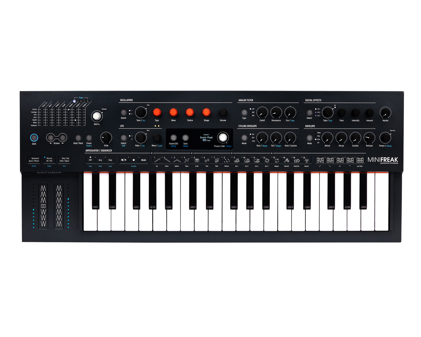 Arturia MiniFreak 37 - Six Voice Polyphonic Hybrid Synthesizer
