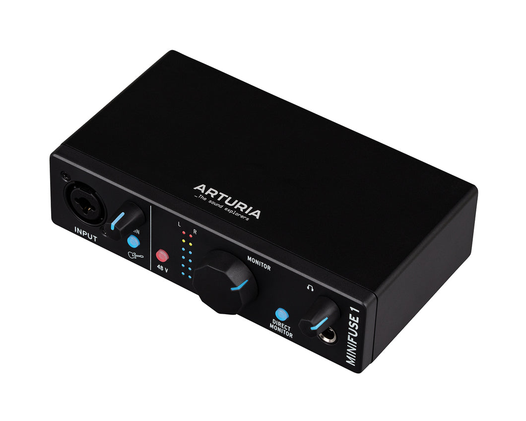 Arturia Minifuse 1 - Black - 1 in/2 out USB Interface