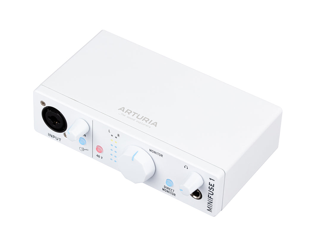 Arturia Minifuse 1 - White - 1 in/2 out USB 2 Interface White