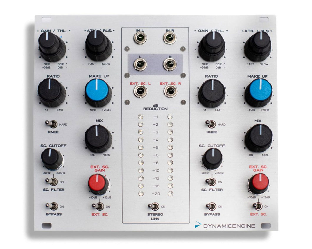 Audio Gear Obsession DYNAMICENGINE Dual Mono Compressor/Limiter With Stereo Link