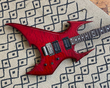 Load image into Gallery viewer, BC Rich Beast - NJ Series Red Quilt Top w/ HSC 🔪🩸
