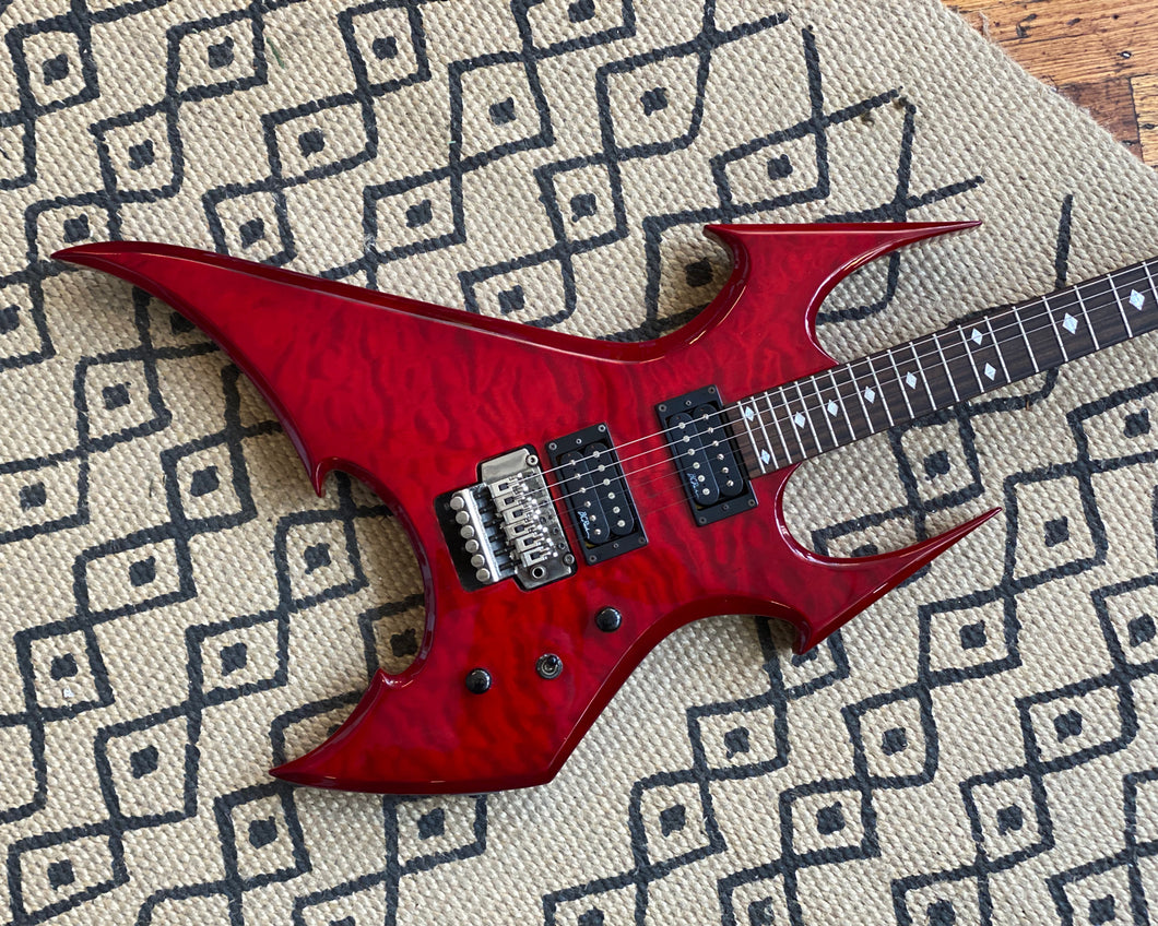 BC Rich Beast - NJ Series Red Quilt Top w/ HSC 🔪🩸