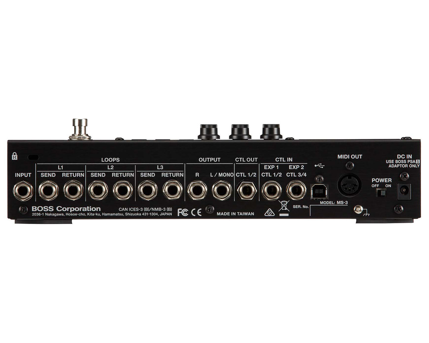 BOSS MS-3 Multi Effects Switcher Pedal